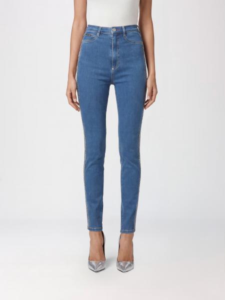 Hoch taillierte Skinny-Jeans Philipp Plein aus Stretch-Baumwolldenim