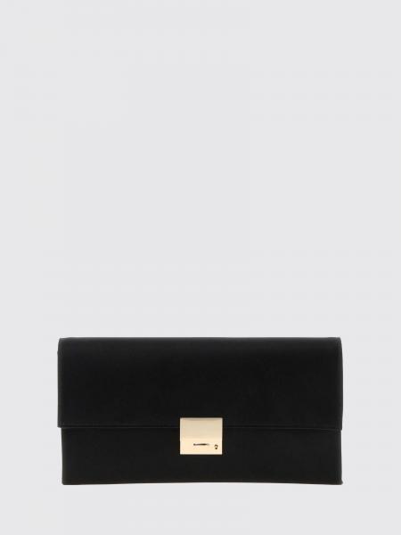 Rectangular Silk Clutch TOM FORD with Metallic Snap Closure and Engraved Logo