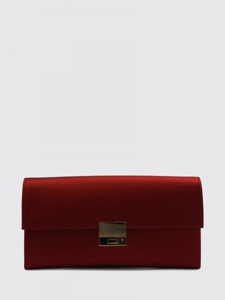 Rectangular Silk Clutch TOM FORD with Metallic Snap Closure and Engraved Logo