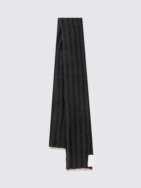 Brunello Cucinelli Solid Colour Pure Cashmere Scarf with Fringed Edges