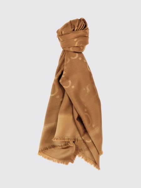 Écharpe Gucci en laine et soie à monogramme GG jacquard et bords frangés