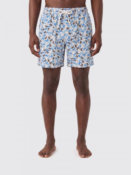 Graphic Print Swim Shorts MC2 Saint Barth with Drawstring Waist