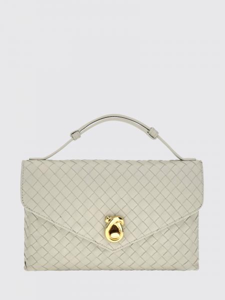 Bottega Veneta Small Knot Lock Intrecciato Leather Top Handle Bag