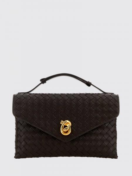 Bottega Veneta Small Knot Lock Intrecciato Leather Top Handle Bag