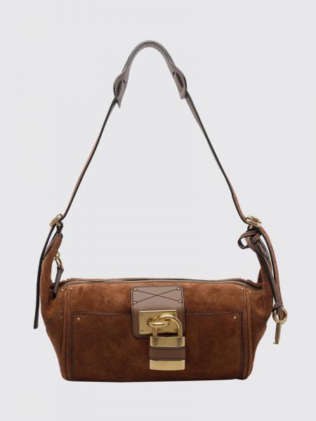 Chloé Paddington パドロック付きカーフスキンレザー ショルダーバッグ