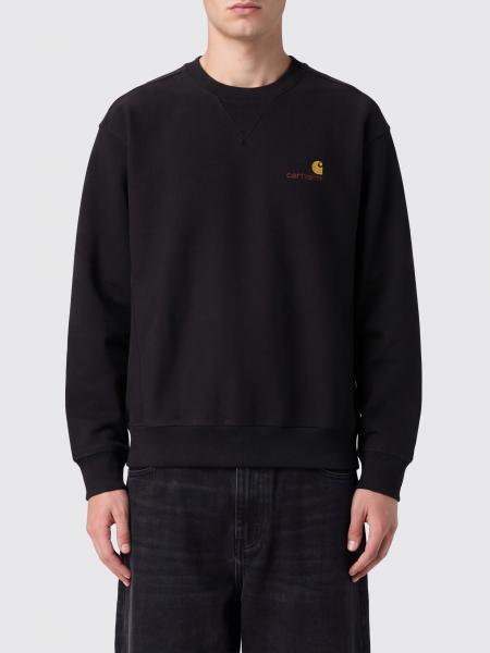 Carhartt WIP American Script Embroidered Logo Cotton-Blend Sweatshirt