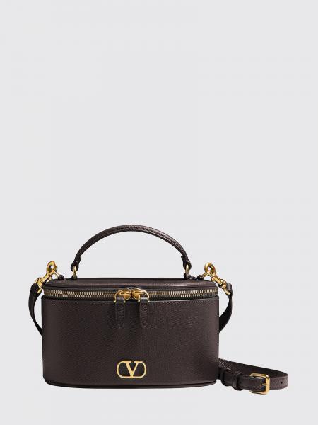 Mini sac Vanity Valentino Garavani en cuir grainé avec logo VLogo Signature