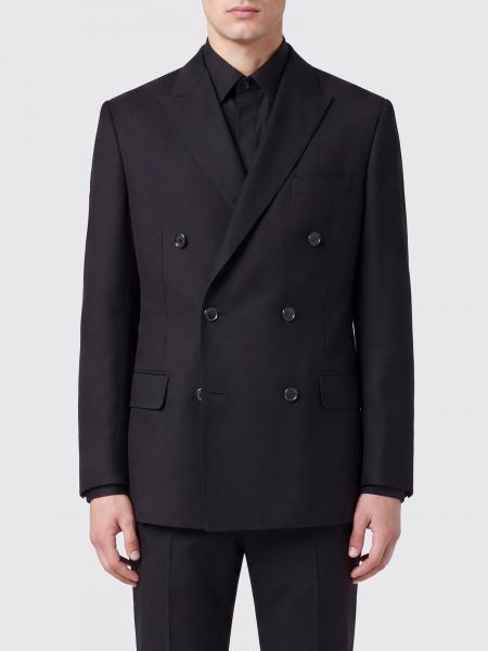 Double-Breasted Wool Blazer Golden Goose with Peak Lapels