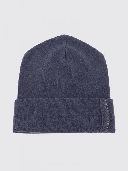 Brunello Cucinelli Cuffed Pure Cashmere Beanie with Monili Embellishment