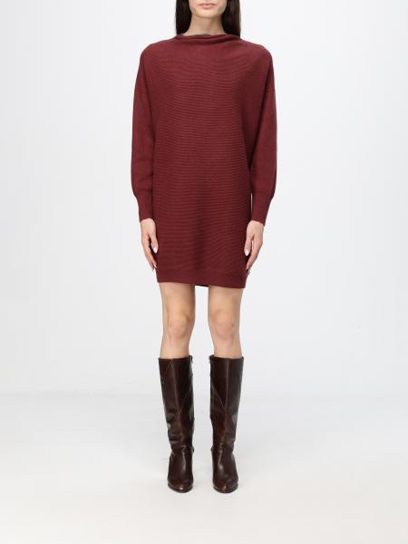 Brunello Cucinelli Wool, Cashmere and Silk Knit Mini Dress with Monili Embroidery