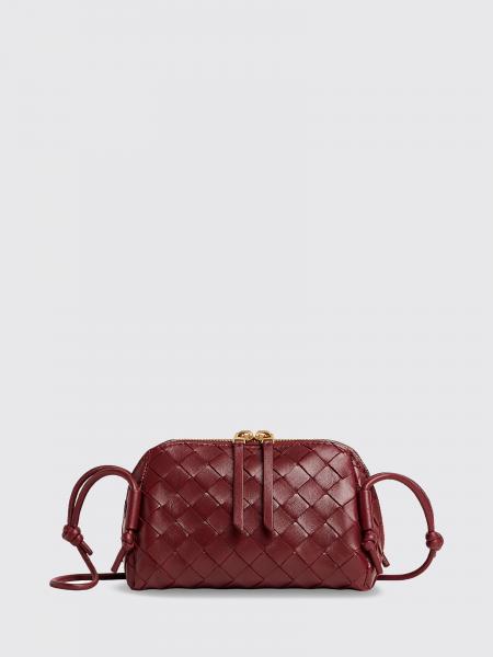 BOTTEGA VENETA コンサート イントレチャートレザー ノット付きミニクロスボディバッグ