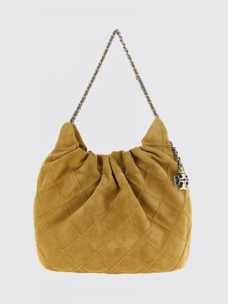 Fleming Tory Burch Quilted Calfskin Leather Mini Bag with Double T Logo