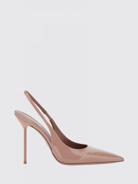 Lidia Patent Leather Slingback Pumps Paris Texas with High Heel
