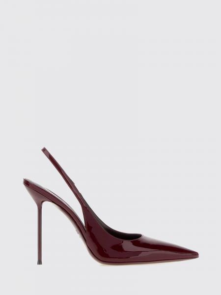 Lidia Patent Leather Slingback Pumps Paris Texas with High Heel