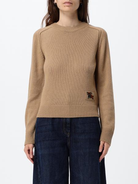 Burberry Cashmere Crewneck Jumper with Embroidered EKD Logo