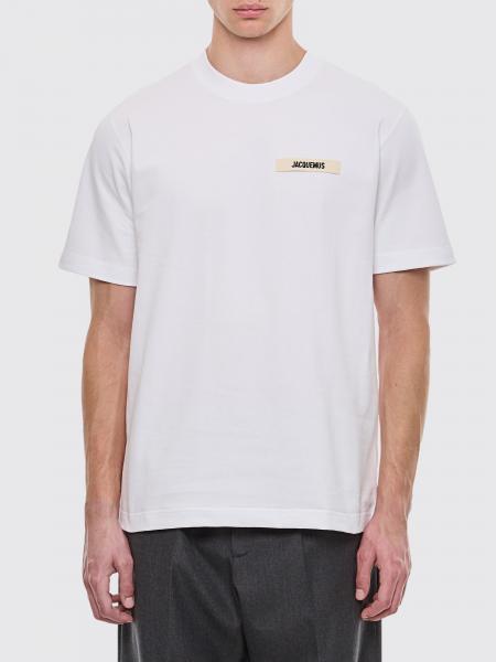 Jacquemus Contrast Appliqué Logo Cotton Crew-Neck T-Shirt
