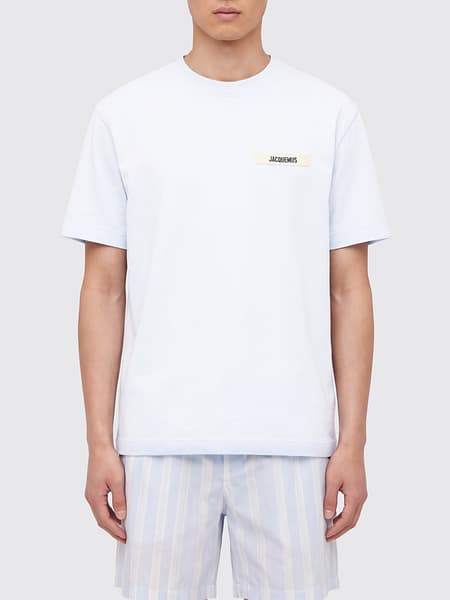 Jacquemus Contrast Appliqué Logo Cotton Crew-Neck T-Shirt