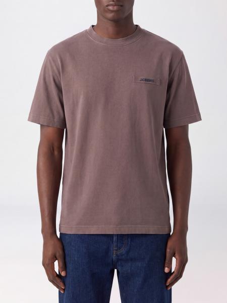 Jacquemus Contrast Appliqué Logo Cotton Crew-Neck T-Shirt