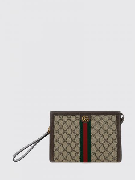 Ophidia Pouch Gucci aus GG Supreme-Gewebe mit abnehmbarer Handschlaufe