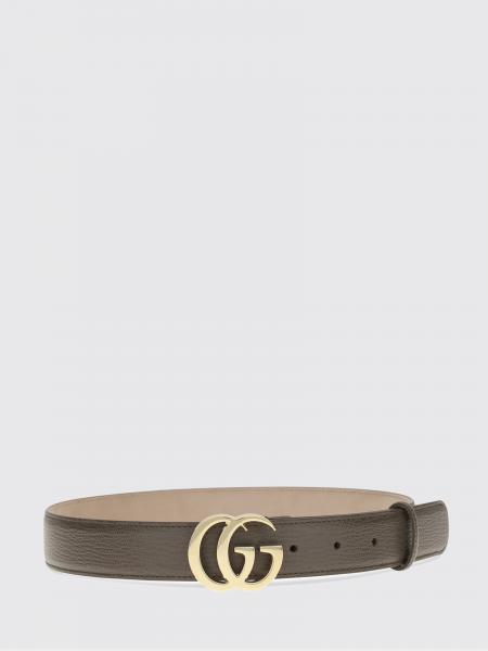 Gucci Leather Belt with Jewelled Brass and Zirconia Buckle