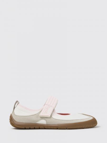 Merceditas Peu Path+ Camper bicolores en piel y PET reciclado con cierre de velcro