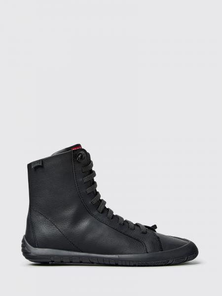 Outdoor Smooth Calfskin Boots Camper with Side Zip