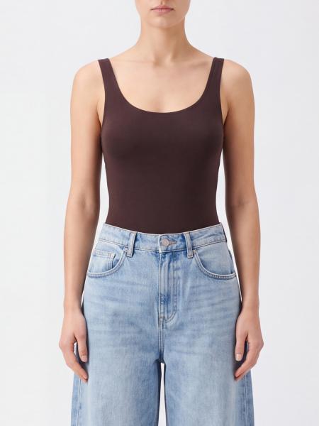 Sleeveless Jamaika Body Top Wolford in Stretch Cotton Blend Slim Fit