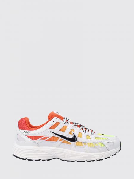 Nike P-6000 Mesh and Fabric Sneakers with Swoosh Logo and Round Toe