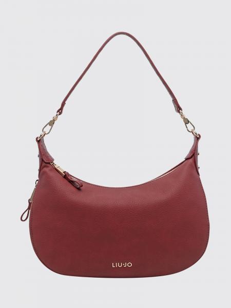 Liu Jo Synthetic Leather Hobo Bag with Monogram and Removable Strap