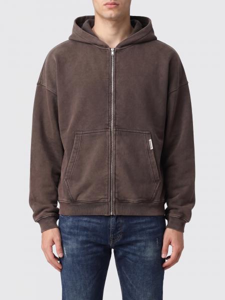 Zip-Up Hoodie Represent in Cotton with Pouch Pocket and Logo