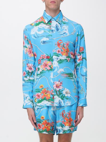 Chemise décontractée Gucci en viscose avec imprimé floral intégral