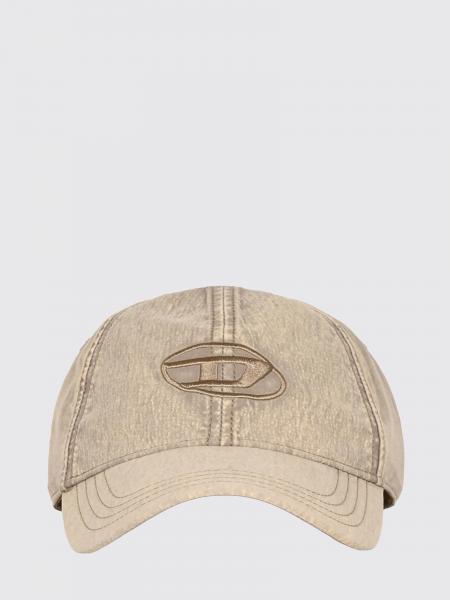 Diesel Recycled Nylon Baseball Cap with Embroidered Oval D Logo
