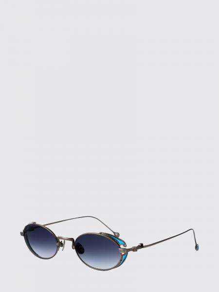Oval Frame Sunglasses Matsuda in Metal with UVA/UVB Protective Lenses