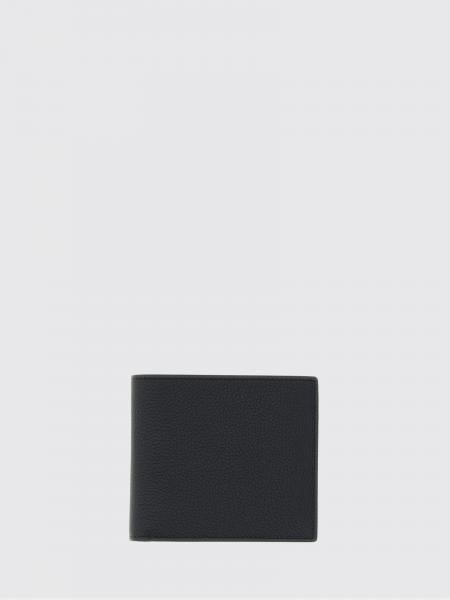 Bifold-Portemonnaie Thom Browne aus vollnarbigem Leder mit 4-Bar-Motiv
