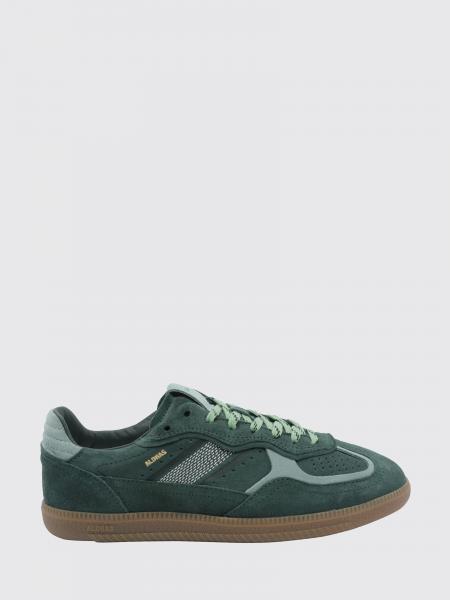 TB.490 Color-Block Leather and Suede Sneakers Alohas