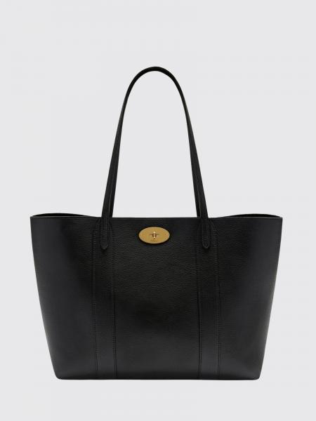 Mulberry Bayswater Kleine Tote aus genarbtem Kalbsleder mit doppeltem Henkel