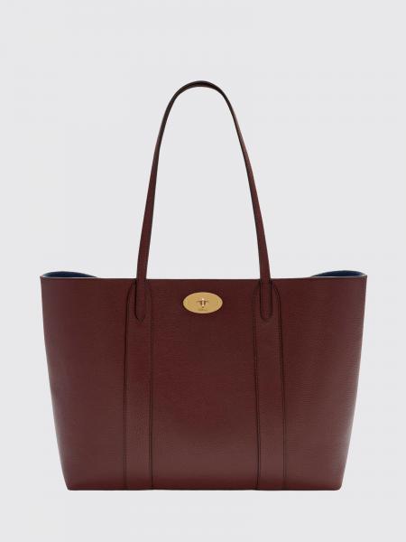 Mulberry Bayswater Kleine Tote aus genarbtem Kalbsleder mit doppeltem Henkel