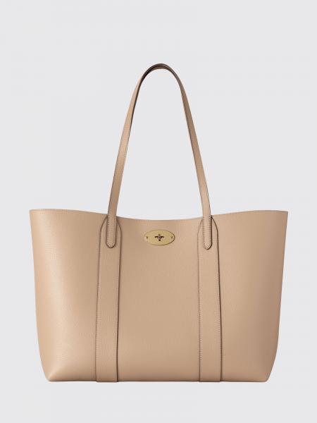 Mulberry Bayswater Kleine Tote aus genarbtem Kalbsleder mit doppeltem Henkel