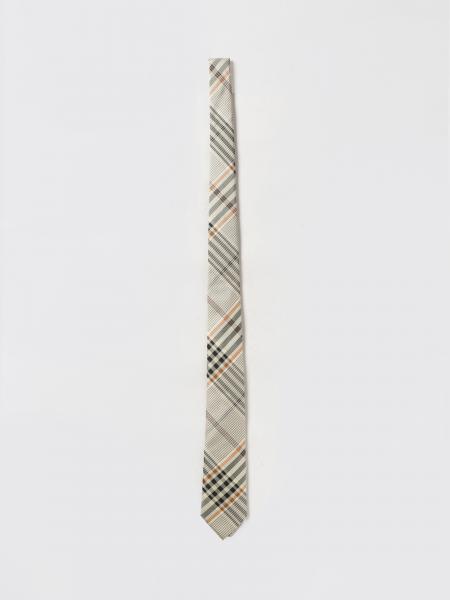 Vintage Check Silk Tie Burberry with a 7 cm Width