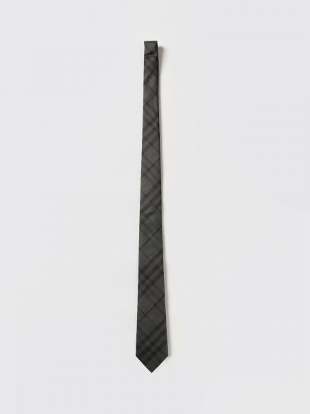 Check Silk Tie Burberry with a 7 cm Width