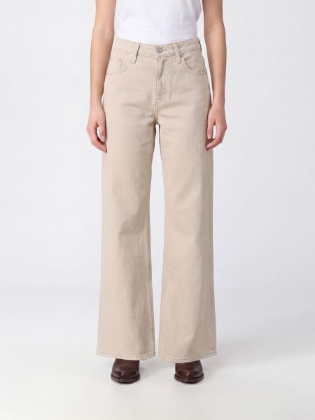 Levi's Mid-Rise Flared Jeans in Cotton Denim with Five-Pocket Design