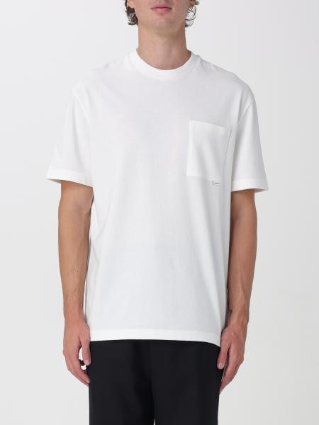 Jil Sander Short-Sleeved Cotton T-shirt with Patch Pocket
