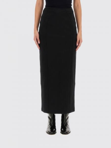 Jil Sander High-Waisted Stretch Virgin Wool Midi Pencil Skirt