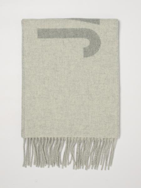 Jacquemus Baumwollschal mit kontrastierendem Jacquard-Logo und Fransen