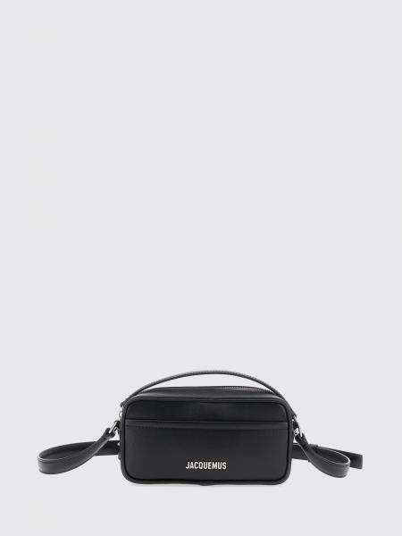 JACQUEMUS Le Baneto スムースカーフスキンレザー ロゴ クロスボディバッグ