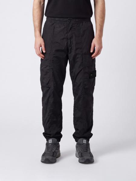 Ghost Capsule Cargo Pants Stone Island in Recycled Nylon with Badge