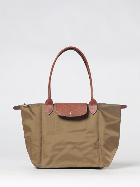 Longchamp Le Pliage Original Shoulder Bag in Recycled Nylon with Leather Handles