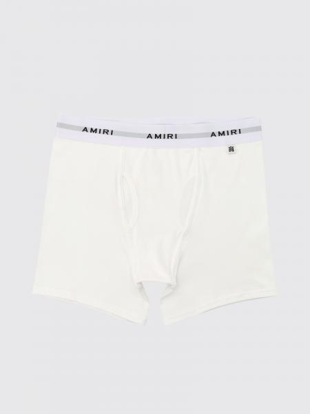 Boxer Amiri en coton stretch avec ceinture élastique à logo