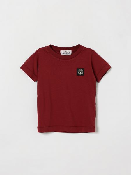 Stone Island Junior Boy's Compass Logo Cotton T-Shirt