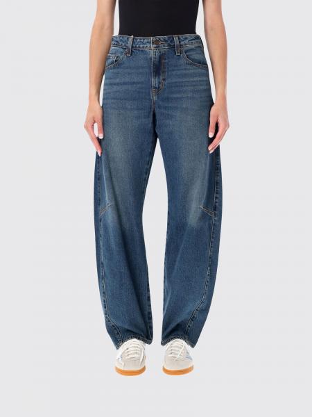 Jeans baggy Levi's a vita alta in denim stretch